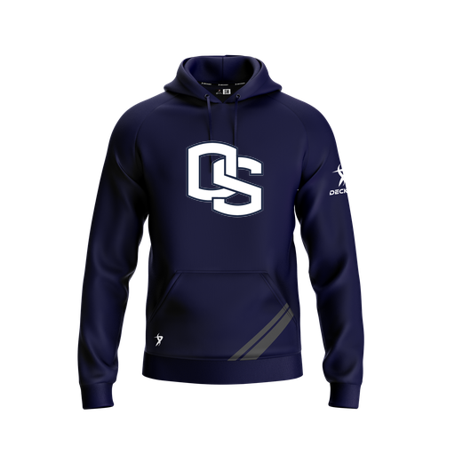 [FOLHSMNV-YXS-LOGO2] Decker Summit Hoodie (Youth XS, Navy, Logo 2)