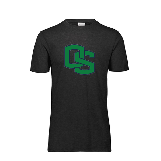 [FTSCUBBK-AS-LOGO3] Decker Men's Tri-Blend T-Shirt - Short Sleeve (Adult S, Black, Logo 3)