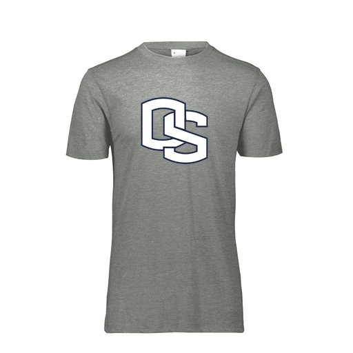 [FTSCUBGY-YS-LOGO2] Decker Youth Tri-Blend T-Shirt - Short Sleeve (Youth S, Gray, Logo 2)