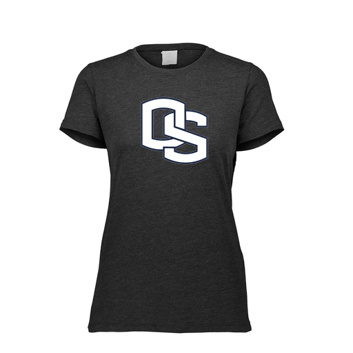 [FTSCUBBK-FAXS-LOGO2] Decker Women's Tri-Blend T-Shirt - Short Sleeve (Female Adult XS, Black, Logo 2)