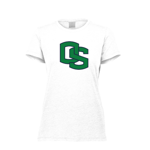 [FTSCUBWH-FAXS-LOGO3] Decker Women's Tri-Blend T-Shirt - Short Sleeve (Female Adult XS, White, Logo 3)