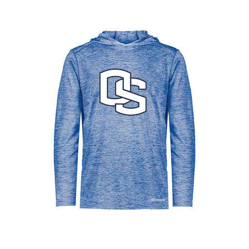 [FOLHCGRY-AS-LOGO2] Decker Men's Charge Hoodie (Adult S, Royal, Logo 2)