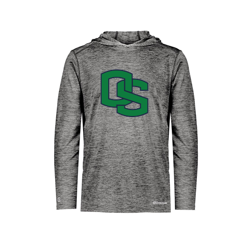 [FOLHCGBK-YS-LOGO3] Decker Youth Charge Hoodie (Youth S, Black, Logo 3)