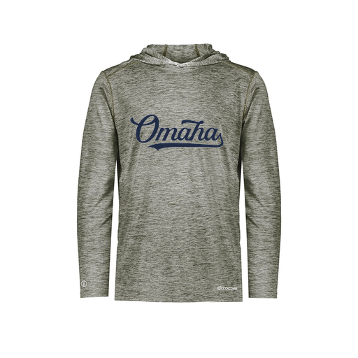 [FOLHCGGY-YS-LOGO1] Decker Youth Charge Hoodie (Youth S, Gray, Logo 1)