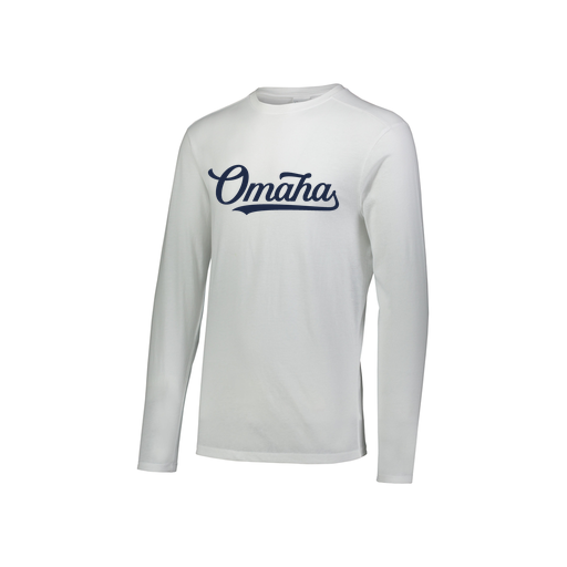 [FTLCUBWH-YS-LOGO1] Decker Youth Tri-Blend T-Shirt - Long Sleeve (Youth S, White, Logo 1)